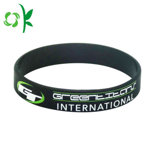 Hot Selling Letter Shape Silicone Wristbands för present