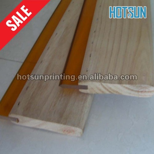 screen printing squeegee rubber/screen printing rubber squeegee with aluminum or wooden handle