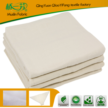 100% Organic Cotton Prefold Diapers, Flat Cloth Diapers