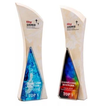 New Design  crystal trophy