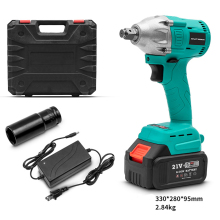 Brushless Rechargeable Lithium-Ion Cordless Impact Wrench for Electric Power Tools