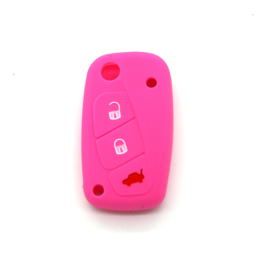 Fiat 3 buttons silicon key cover