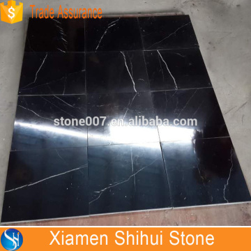 Good Quality Marble Black marble tile with white veins