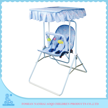 318 New Arrival Mild Steel Zebra Print Bouncer Baby Swing Chair