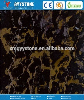 Chinese Portoro marble ,Chinese Portoro marble slab ,Chinese Portoro marble tiles