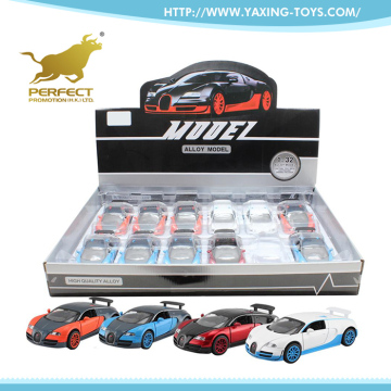 Most sold 1:32 pull back miniature metal toy cars with sound and light