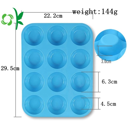 Hitzebeständiger Donut -Kuchen Silikonform neu