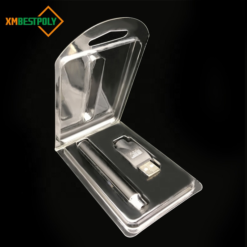 Custom Cheap clamshell packaging clamshell blister with paper card insert