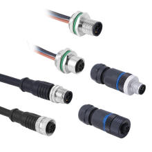 IP68 Waterproof 2 to 17 Pin Panel Mount Mold Wire Adapters Connector