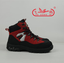men leather steel top safety work boots for outdoor worker