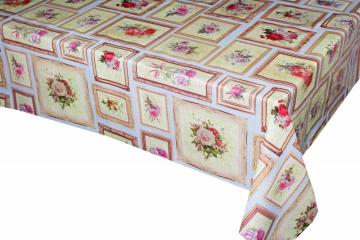 Pvc Printed fitted table covers Linen Hire York