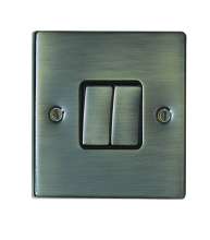 UK Standard 10A 2g Electric Switch/Rocker Socket