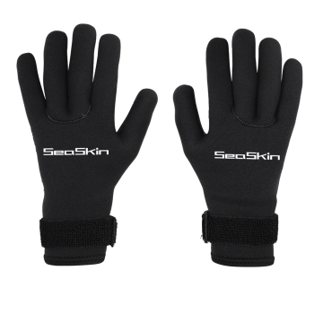 Seaskin Commercial Dive Gloves - 3mm Neoprene for Water Sports