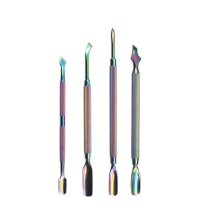 Rainbow Nail Pusher for Salon Manicures