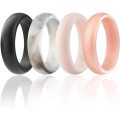 Custom Affordable Silicone Rubber Wedding Bands