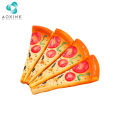 Caneta esferográfica de bagute de forma de pizza de gel