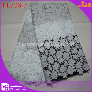 Charinter lace fabric grey lace african cord lace guipure