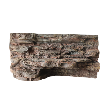 Painel de cenário de camadas de rocha de gabinete de répteis