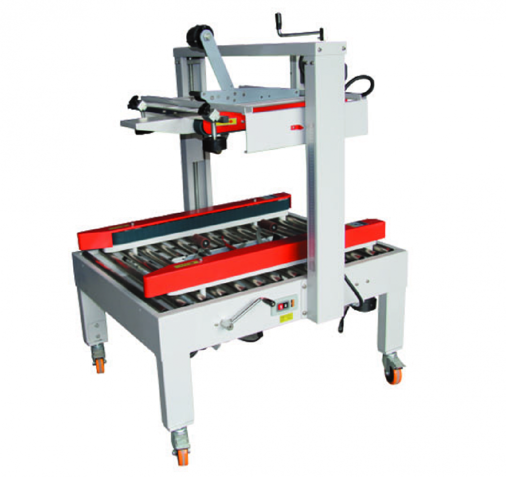 Carton Sealer Machinery with Top and Side Belt