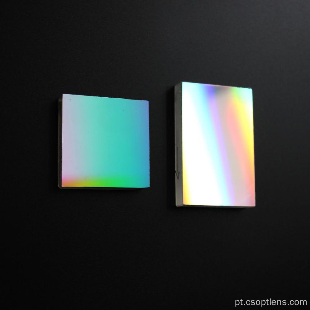 Placas de vidro Grade de difração reflexiva regida por plano