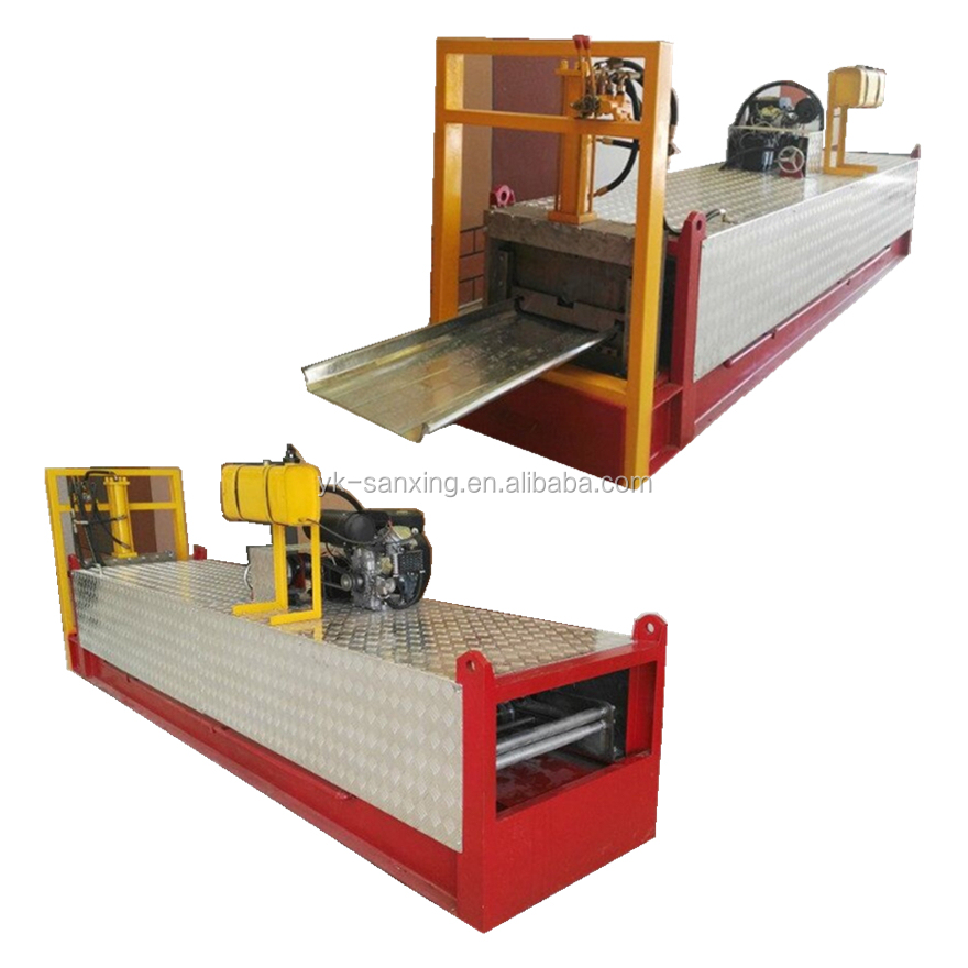 KR18 KR24 KR163 KR standing seam metal  roof tile zinc-plate steel coil workroom roof construction roof tile making machine