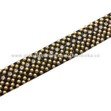 Beaded trim yard, beaded trim