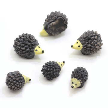 New 3D Ornament Artificial Hedgehog Shape Resin Crafts Animal Decoration Fairy Garden Home Decor Props Accessories