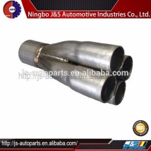 4-1 Exhaust Header Manifold Tube Merge Collector 1.75`` 2.5``