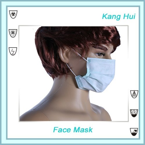 3ply disposable Surgical Face Mask, Ear-loop Face Mask, face mask with tie on