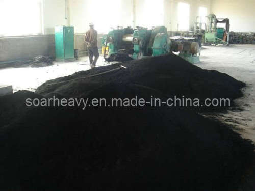 Scarp Tire Shred Into Rubber Powder Product Line