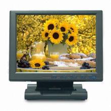 10.4-inch VGA Touchscreen TFT-LCD Monitor with USB or RS-232 Interface, Wall-mount/Desktop