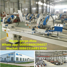 Vinyl Window Fabrication Double Mitre Saw