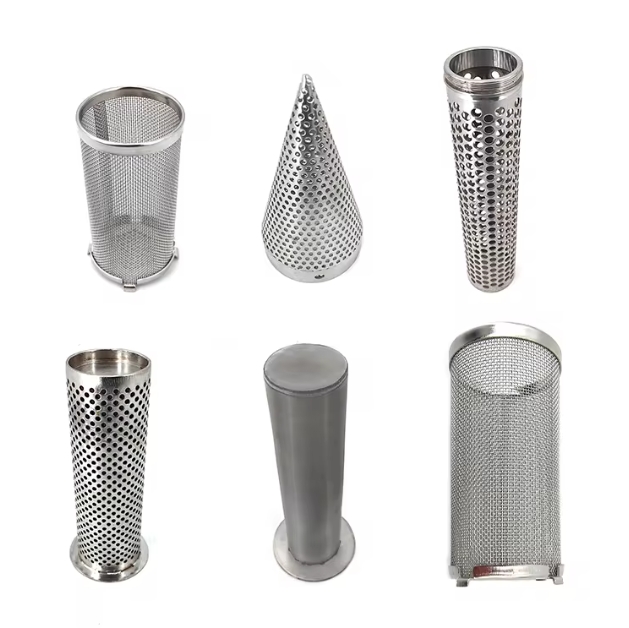 SUS 304 316 316L Paslanmaz Çelik Yağ Filtre Elemanı Sinterled Filtre Tüpü Kartuş Filtreleri Sus 304 316 316L stainless steel oil filter element sintered filter tube cartridge mesh filters