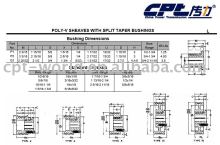 Poly-V Sheaves / Poly-V Pulley / - L series
