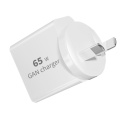 C + A 65W Gan Charger pour l&#39;ordinateur portable Type-C MacBook