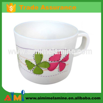 hot sales plastic cups melamine tea cups with handle