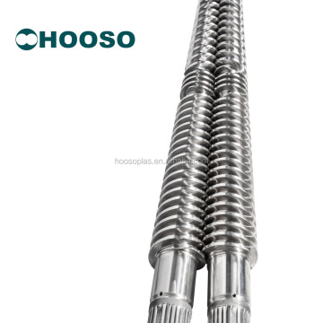 China extruder screw barrel suppliers conical screw barrel plastic extruder machine