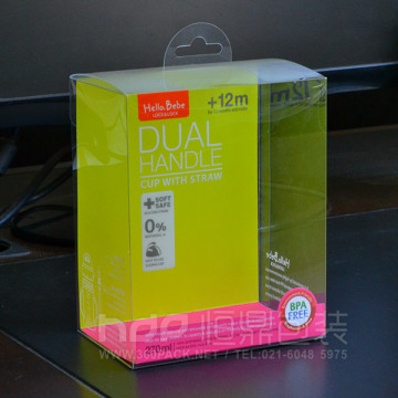 customized high quality clear soft plastic boxes,folding box