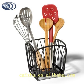 2016 Hot sale metal kitchen utensil caddy