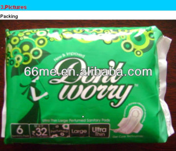 Africa disposable Hot Sale thick adult sanitary napkins