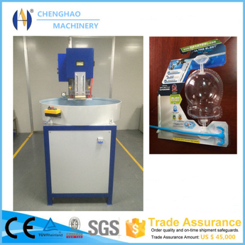 Auto-Turntable PET PVC Blister Packing Machine