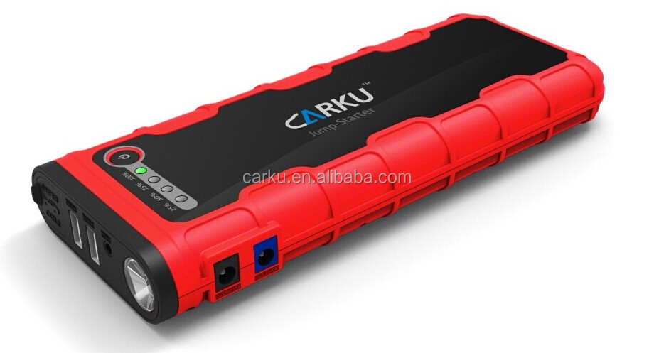 CARKU New Arrivals 18000mAh 12V Car Jump Starter Booster Charger Power Bank with LED for laptops mobile phones cameras