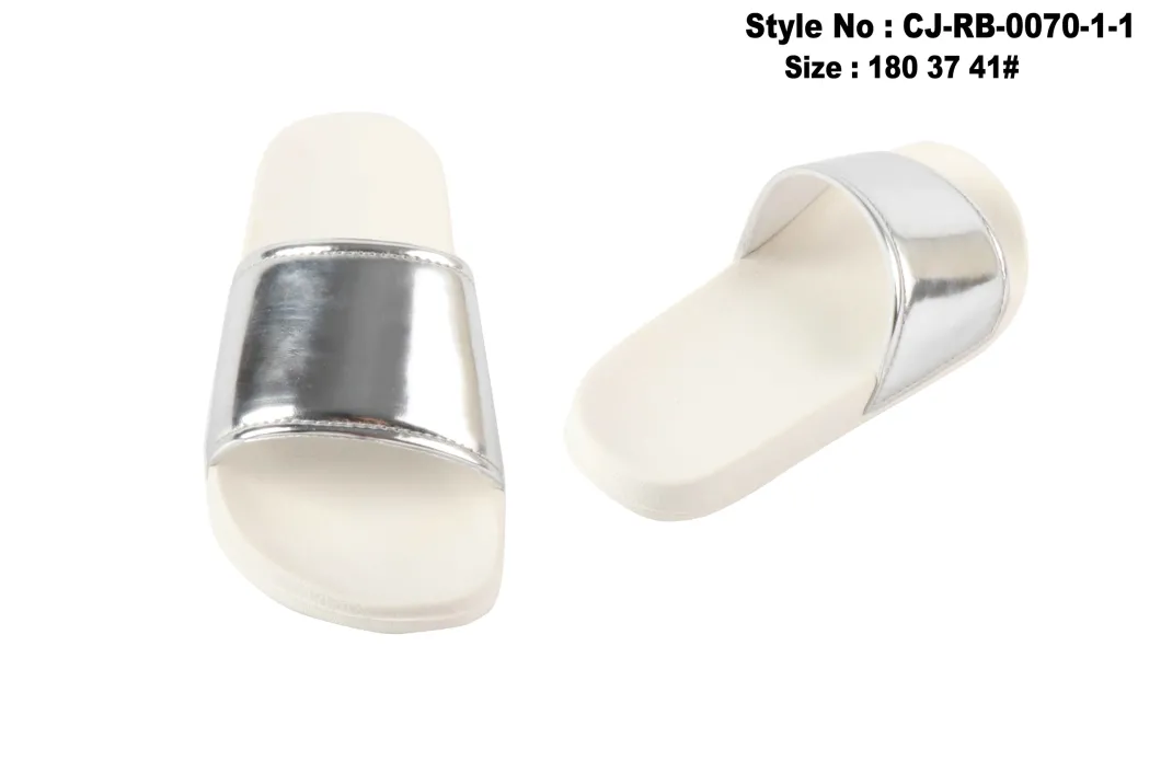 Latest PVC Upper Slippers Women Summer Casual Slipper EVA Sole