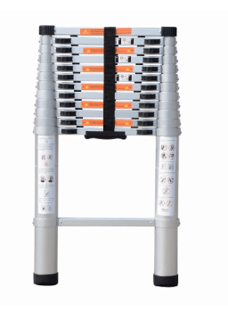Total aluminum material telescopic ladder