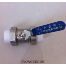 brass fittings duoble ball valve for pex pipe
