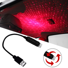 Car Interior LED USB Galaxy Projector Ceiling Dome Star Light