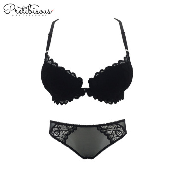 Sexy womens push up bra and knicker sets