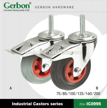 height adjustable iron caster
