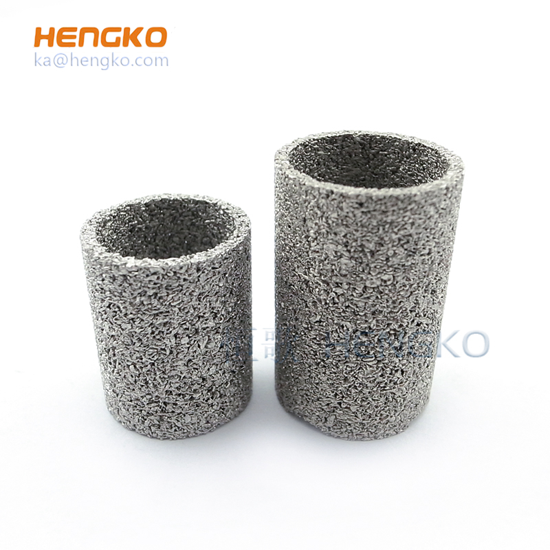 Big batches multilayer porous microns powder sintered metal stainless steel cheap water filter cartridge for oil/wine filter