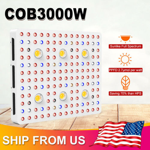 COB 3000W CXA2530 CXB3590 Lámpara de crecimiento LED